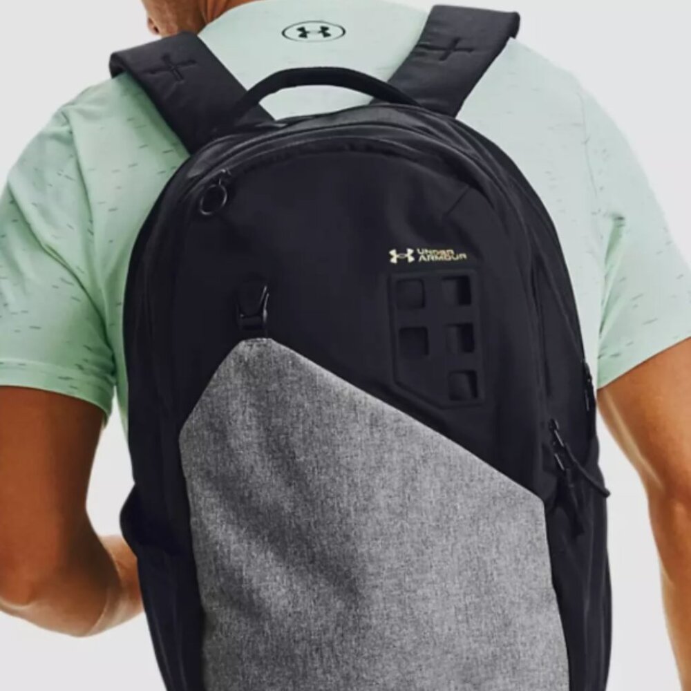 NWT  Under Armour UA Guardian 2.0 Backpack Black/Gray